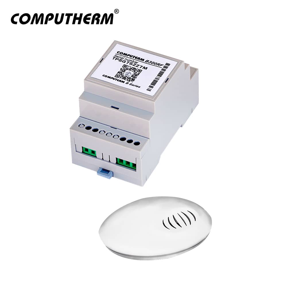 Termostat COMPUTHERM B300RF Wi-Fi cu senzor de temperatura fara fir, Timer, Control de pe telefonul mobil, Distribuire control acces — imaginea 1