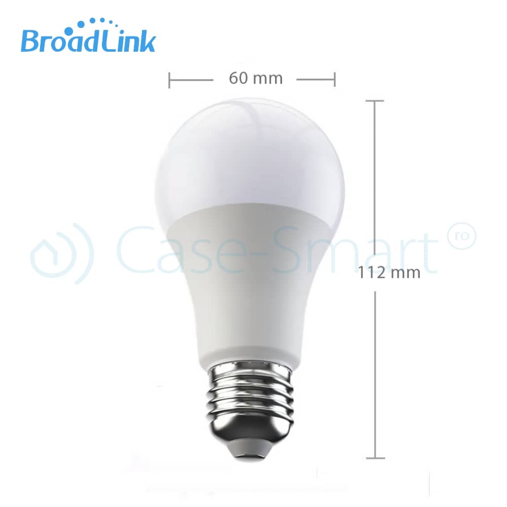 Pachet 4 becuri inteligente Wi-Fi BroadLink FastCon dimabil, E27, 6.5W, Compatibil Amazon Alexa, Google Home, Control de pe telefonul mobil - Resigilat — imaginea 3