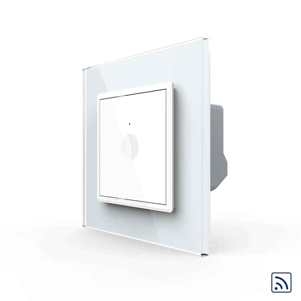 Intrerupator simplu wireless cu touch Livolo din sticla, Serie noua — imaginea 1