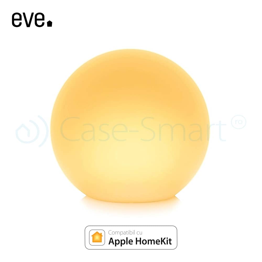 Lampa portabila smart Eve Flare LED, Incarcare wireless, Timer, Compatibil cu Apple HomeKit, Control de pe telefonul mobil — imaginea 2