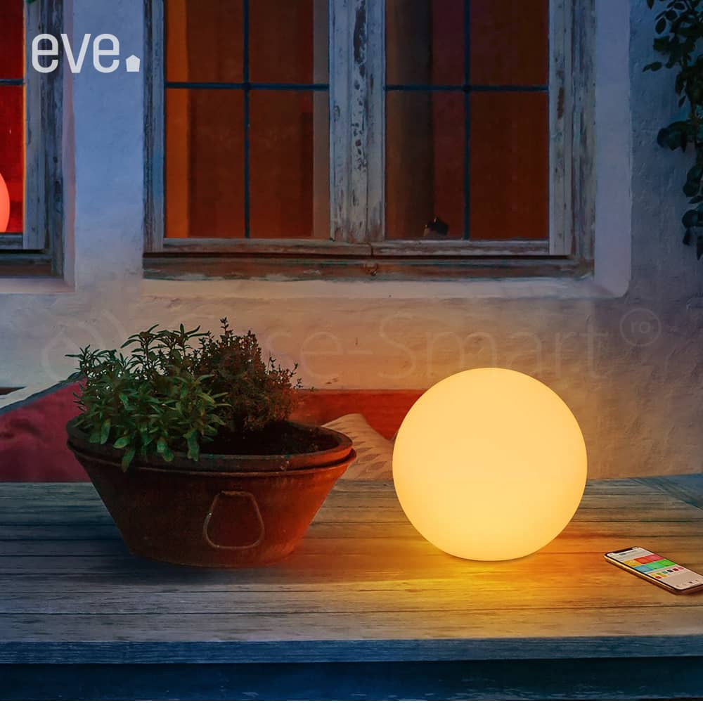 Lampa portabila smart Eve Flare LED, Incarcare wireless, Timer, Compatibil cu Apple HomeKit, Control de pe telefonul mobil — imaginea 5