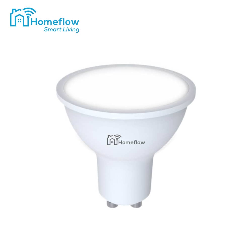 Bec inteligent LED Wireless Homeflow B-5001, GU10, 5W (35W), 300lm, RGB, dimabil, Control de pe telefonul mobil — imaginea 2