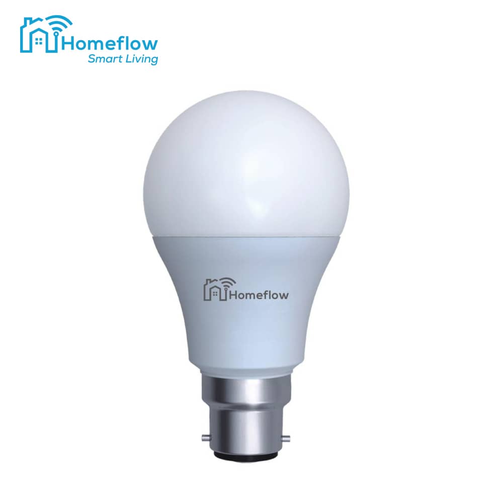 Bec inteligent LED Wireless Homeflow B-5005, B22, 9W (60W), 806lm, dimabil, lumina calda/ rece, Control de pe telefonul mobil — imaginea 1