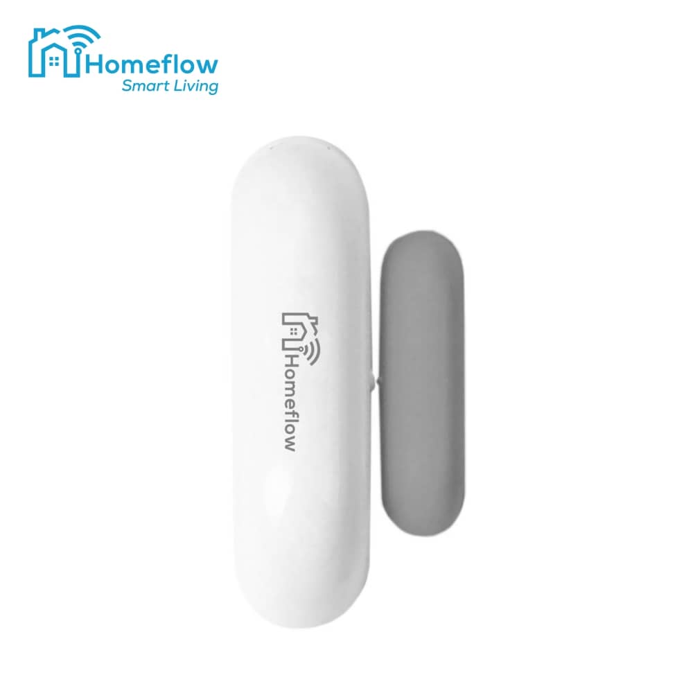 Senzor de contact pentru usi si ferestre Wireless Homeflow S-2001, Compatibil cu Google Assistant si Amazon Alexa — imaginea 1