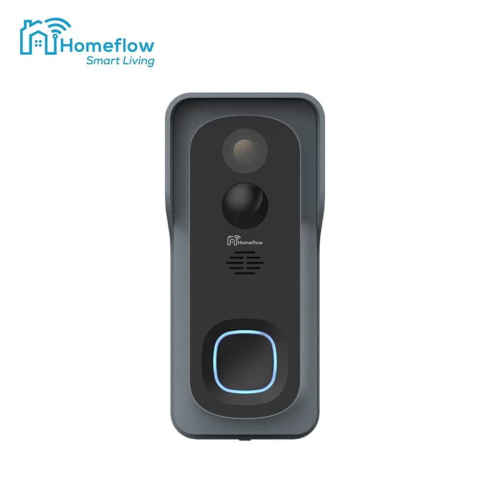Sonerie inteligenta wireless cu monitorizare video Homeflow D-3001, Comunicare bidirectionala, Detectie miscare, Notificari, Modul sonerie interior inclus — imaginea 1