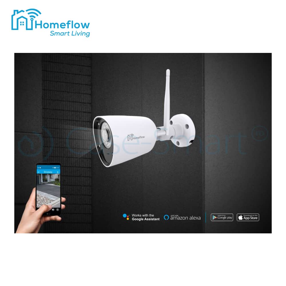 Camera de supraveghere wireless Homeflow C-6003, Exterior, Detectie miscare, Night Vision, Control de pe telefonul mobil — imaginea 2
