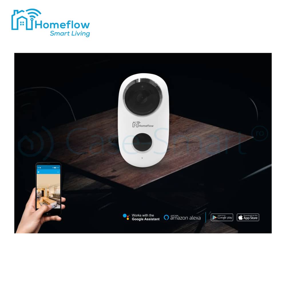 Camera de supraveghere inteligenta Wireless Homeflow C-6002, Comunicare bidirectionala, Detectie miscare — imaginea 3