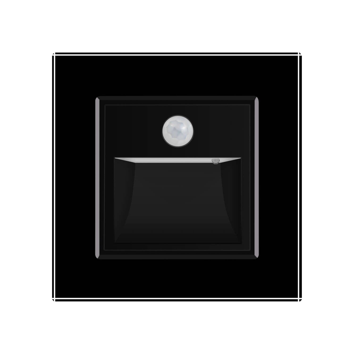 Lampa de veghe LED Livolo cu rama din sticla, Senzor miscare incorporat — imaginea 2