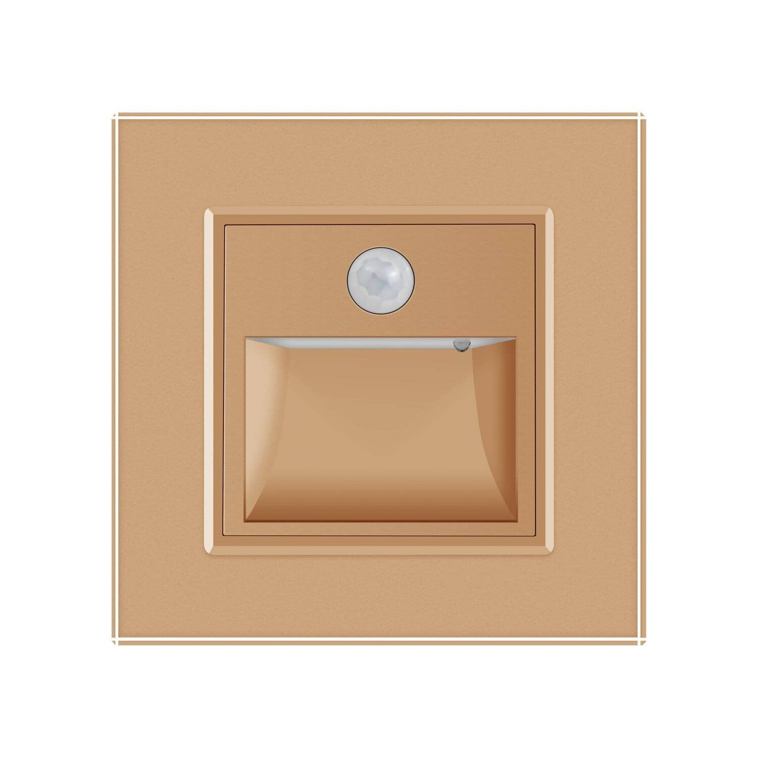 Lampa de veghe LED Livolo cu rama din sticla, Senzor miscare incorporat — imaginea 2