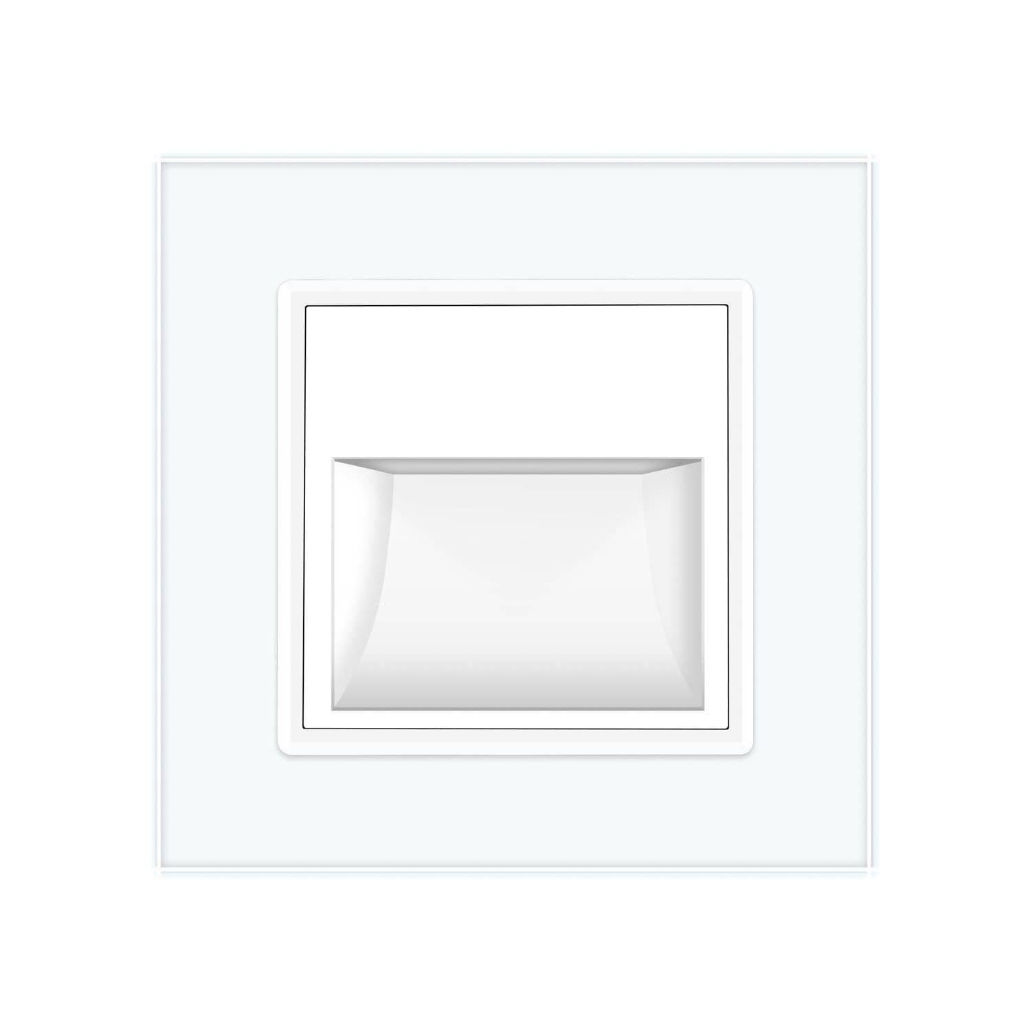 Lampa de veghe LED Livolo cu rama din sticla — imaginea 2