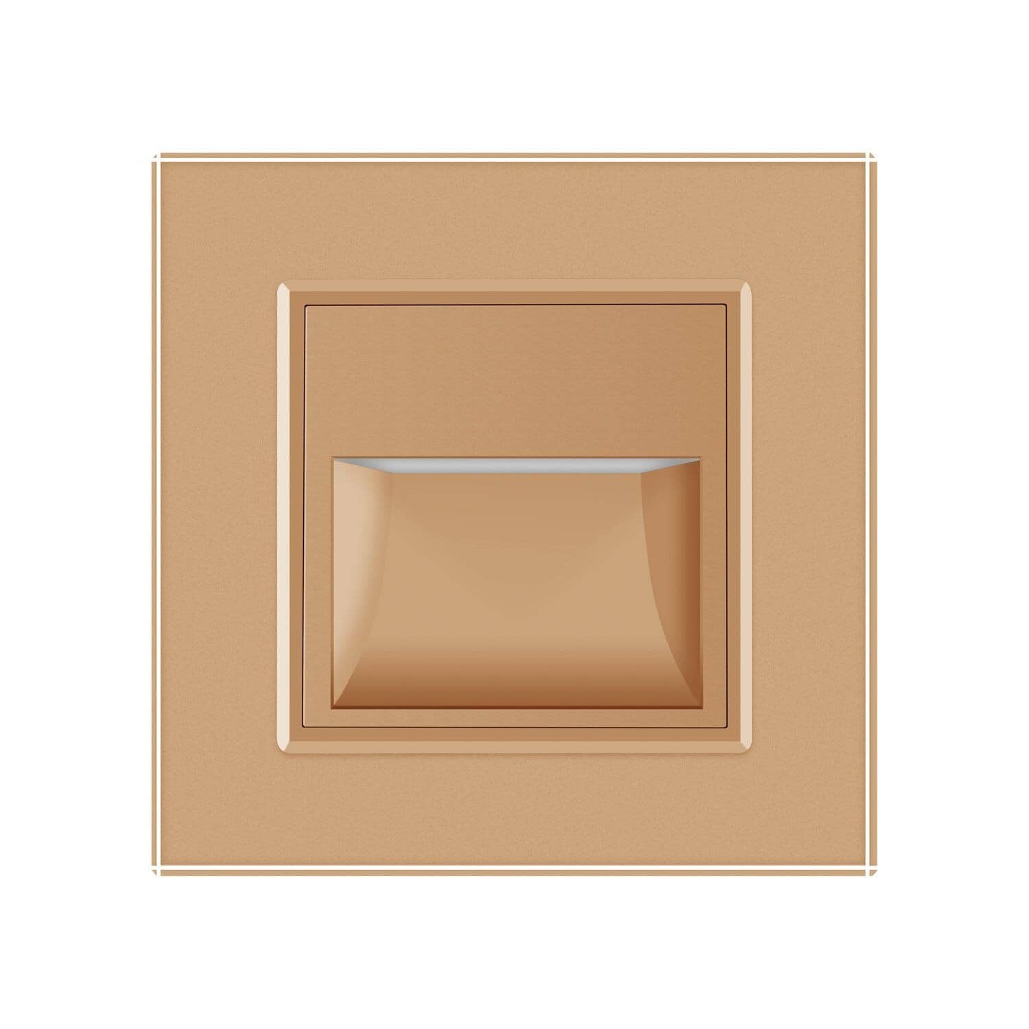 Lampa de veghe LED Livolo cu rama din sticla — imaginea 2