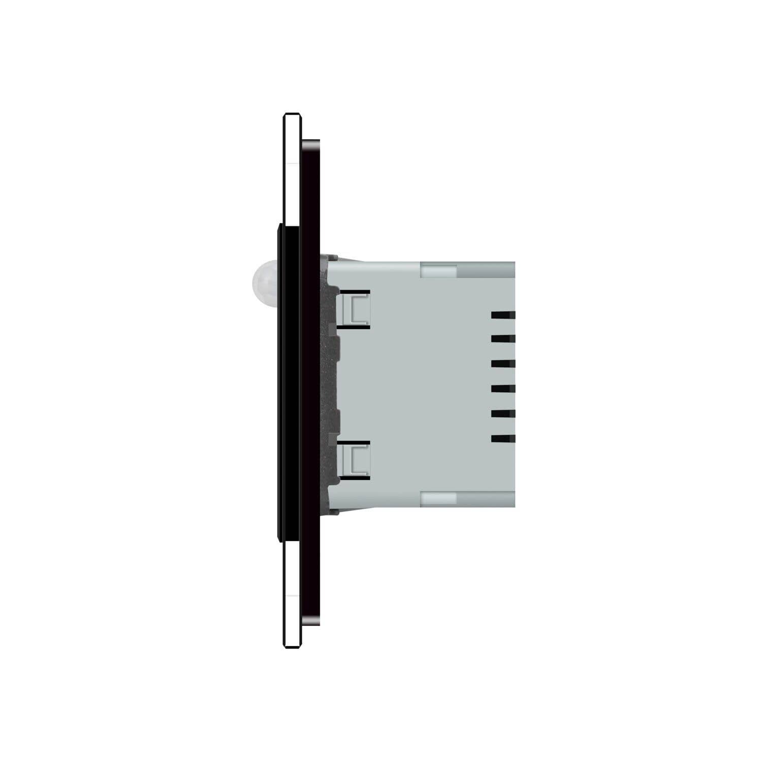 Lampa de veghe LED Livolo cu rama din sticla, Senzor miscare incorporat — imaginea 3