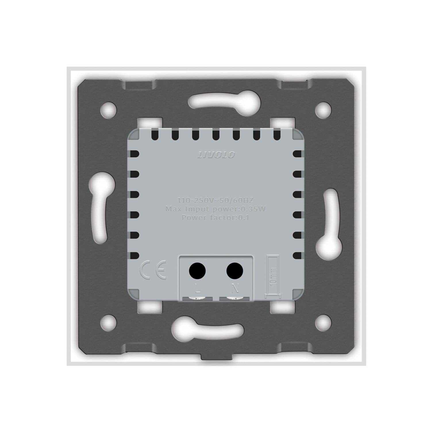 Lampa de veghe LED Livolo cu rama din sticla, Senzor miscare incorporat — imaginea 4