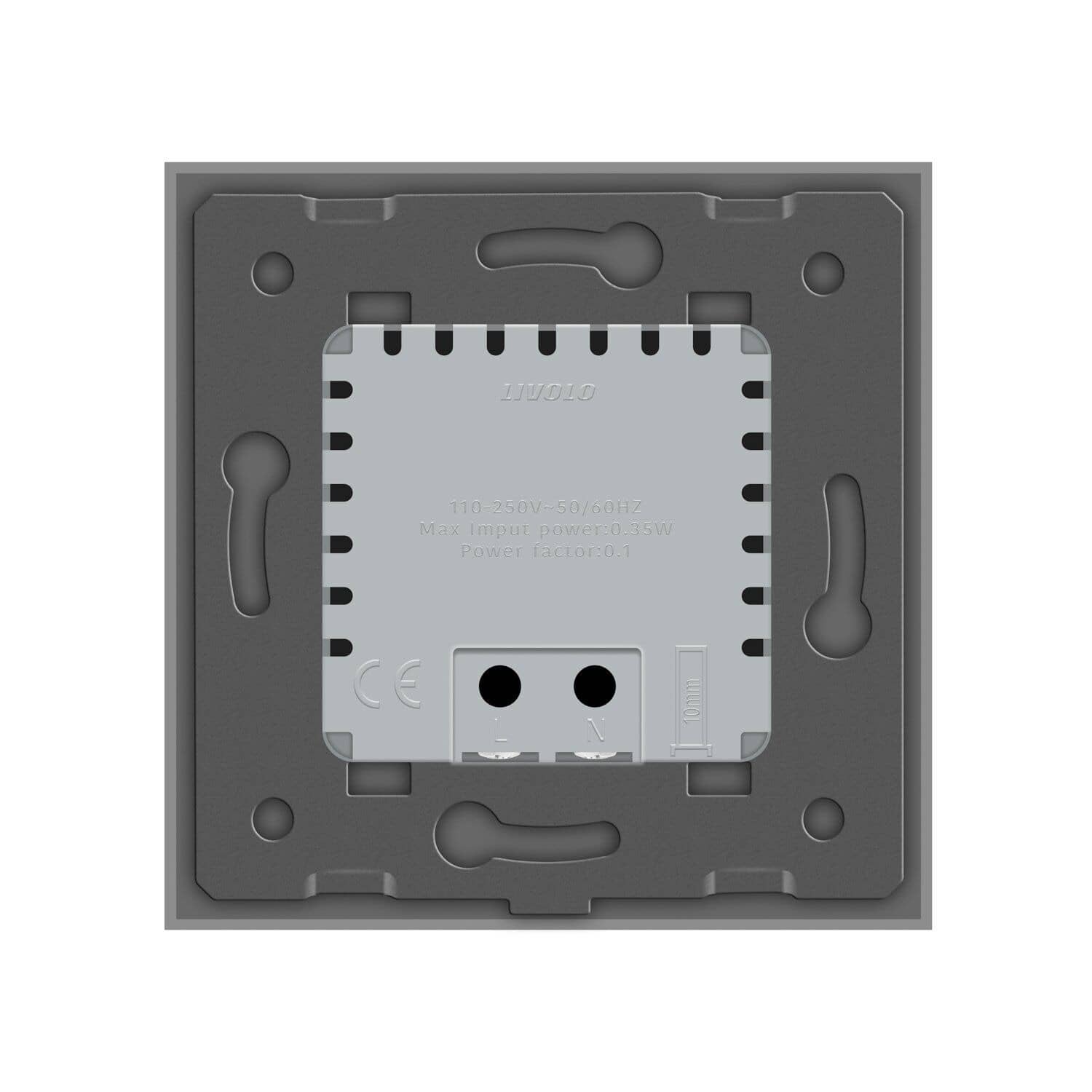 Lampa de veghe LED Livolo cu rama din sticla, Senzor miscare incorporat — imaginea 4