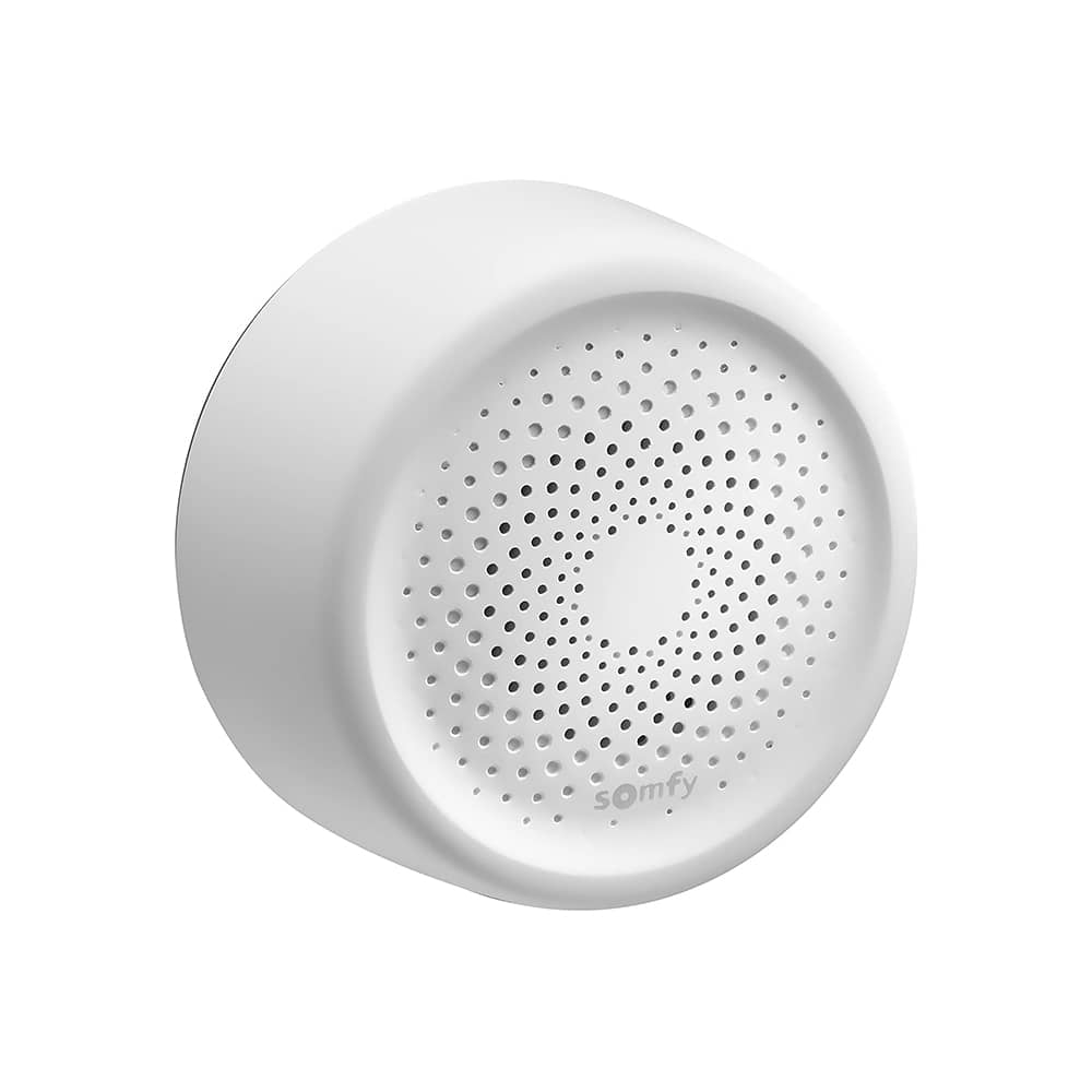 Sirena de interior io, Nivel sonor reglabil, Puternic 95 dB, Compatibil cu TaHoma Somfy, cu Senzori si Detectori suplimentari Somfy — imaginea 1