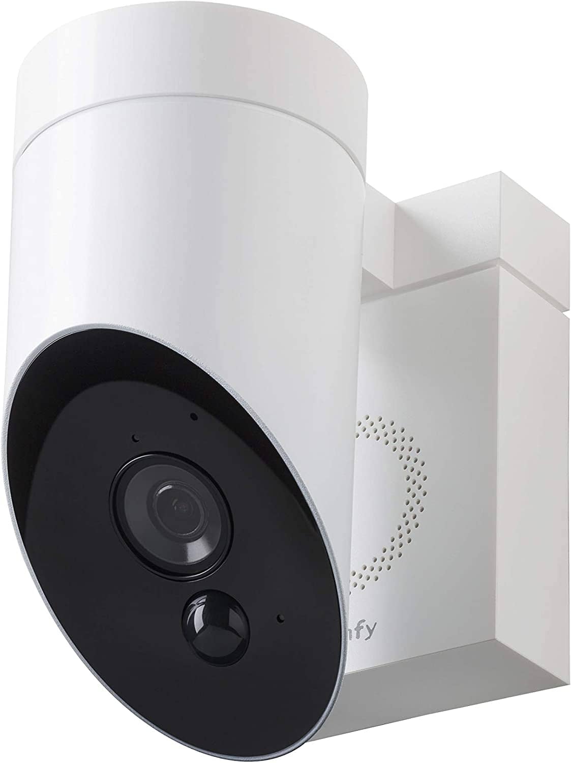 Camera de supraveghere de exterior Somfy, Wifi, 1080p Full HD, Sirena 110 dB, Posibila conexiune la corpul de iluminat existent - Alb — imaginea 3