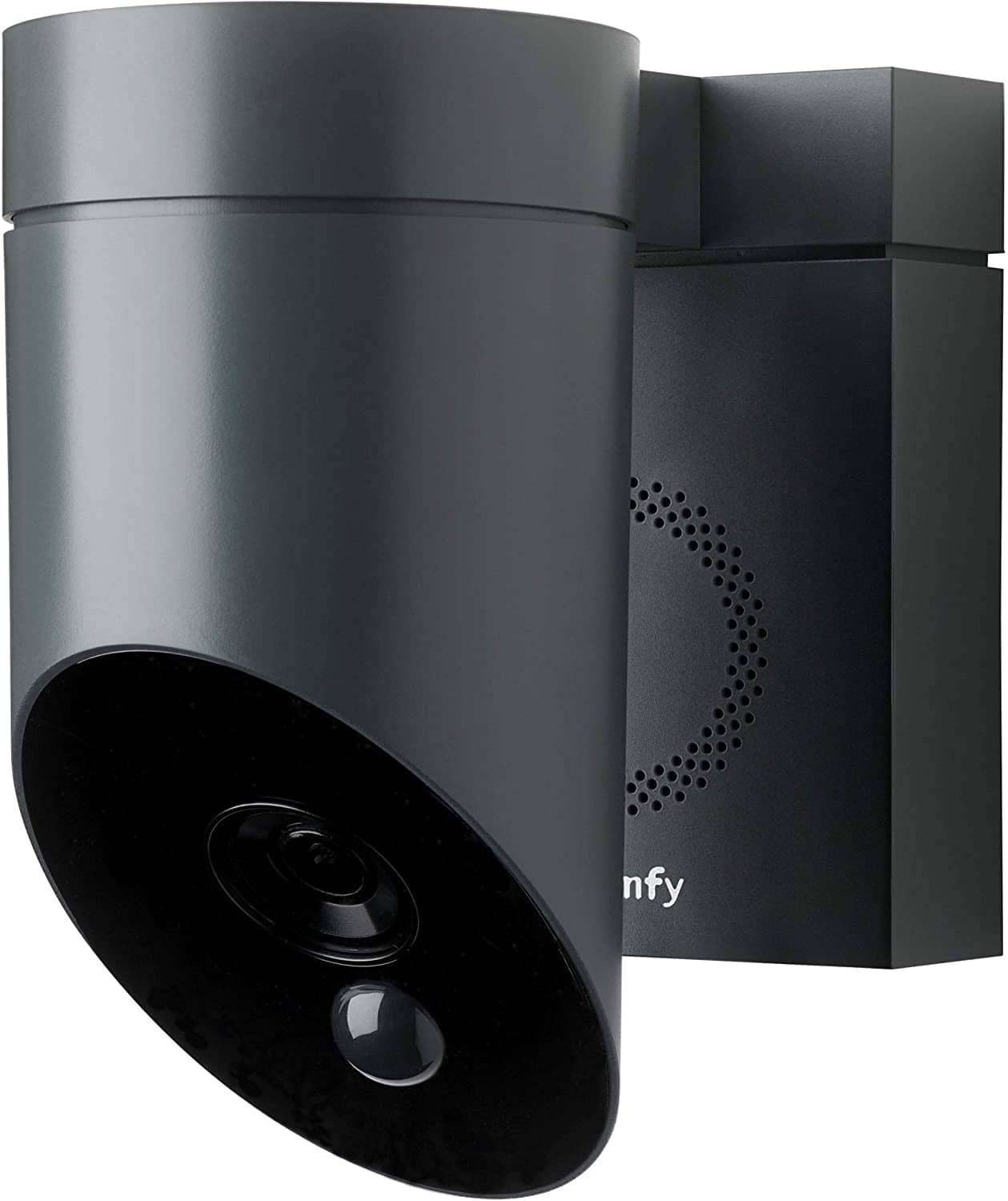 Camera de supraveghere de exterior Somfy, Wifi, 1080p Full HD, Sirena 110 dB, Posibila conexiune la corpul de iluminat existent - Gri — imaginea 2