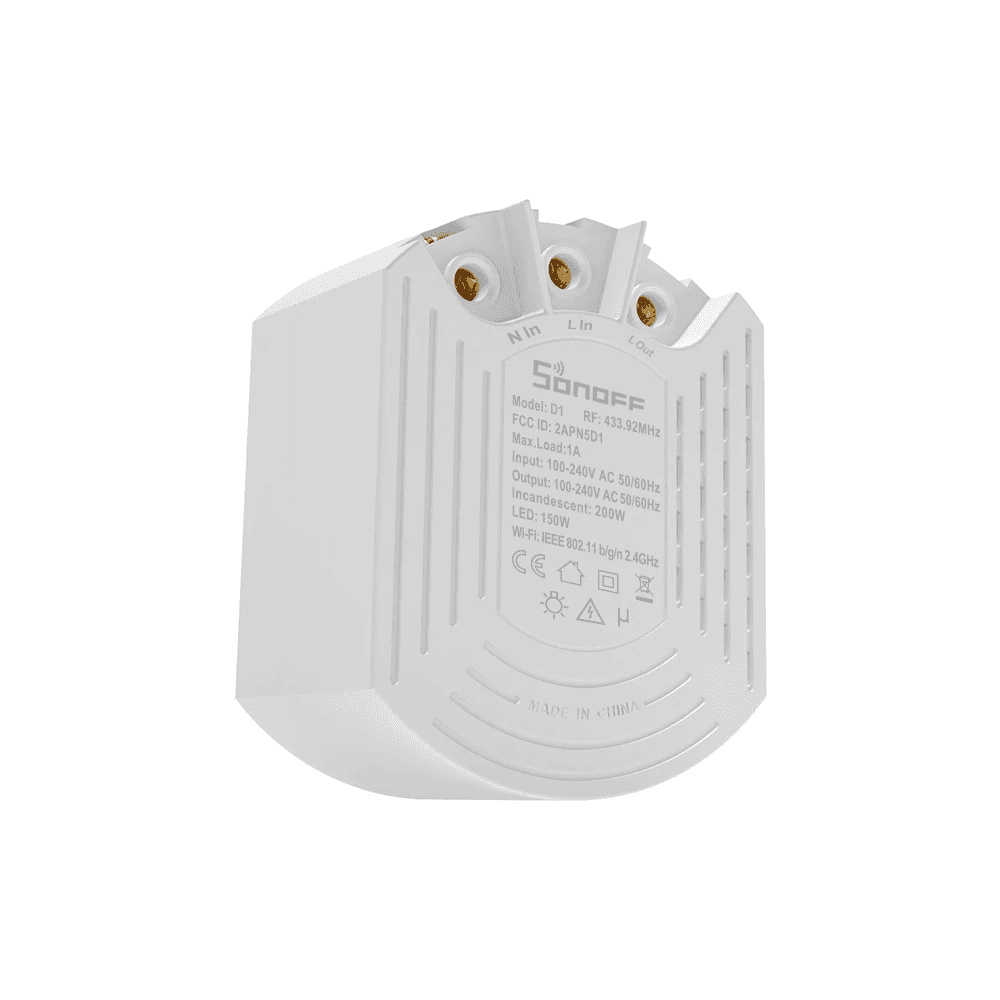 Intensificator inteligent de lumina Dimmer D1, Sonoff, Wireless, Control voce, Compatibil cu Google Home & Alexa — imaginea 3
