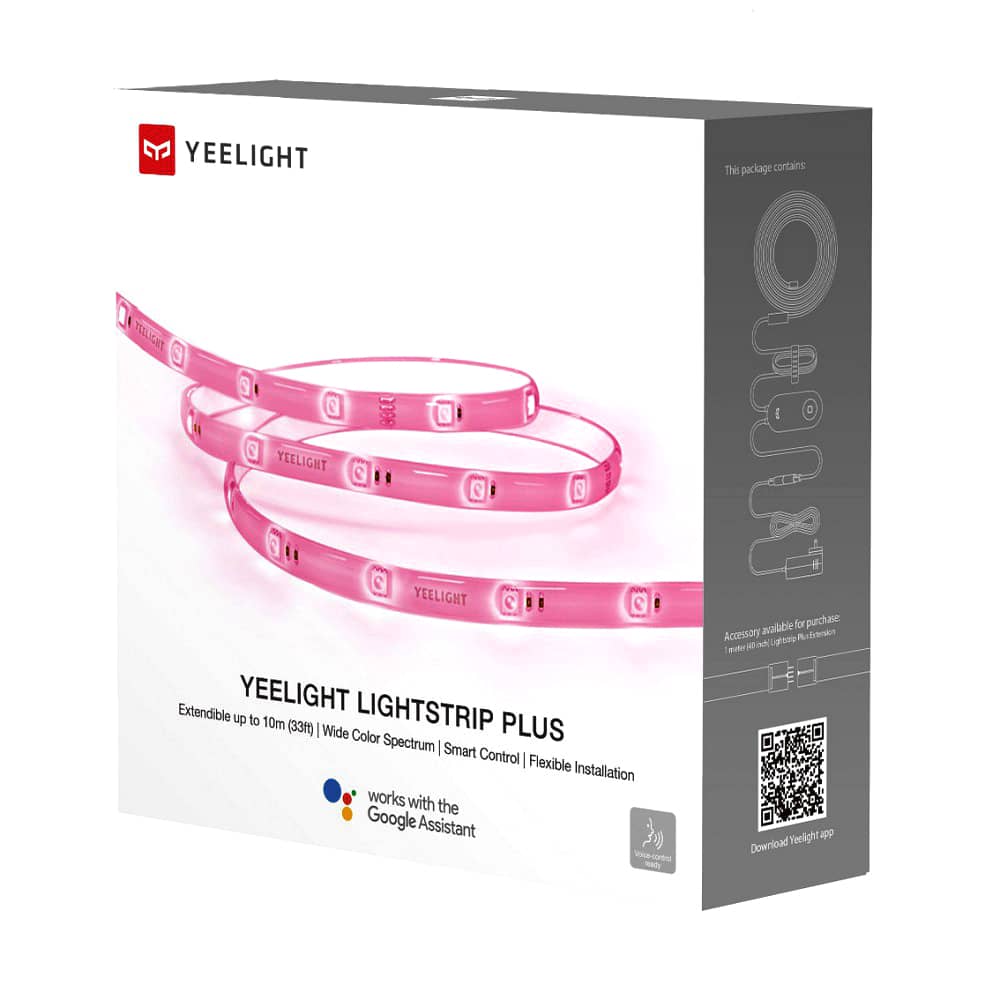 Banda LED inteligenta Yeelight Lightstrip Plus YLDD05YL, Smart, Lungime 2m, Putere 7.5W, Compatibil Google Assistant — imaginea 3