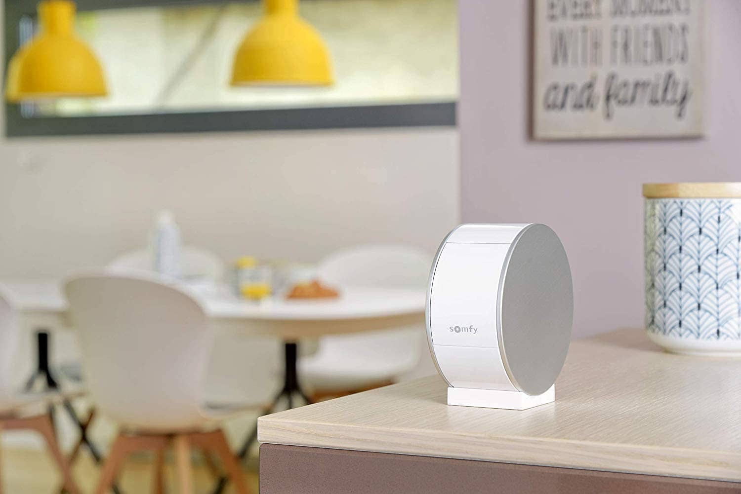 Camera Video HD de interior Somfy Protect, Vedere pe timp de noapte, Zoom de 8x, Compatibil cu TaHoma, Amazon Alexa, IFTTT si Works With Nest — imaginea 5