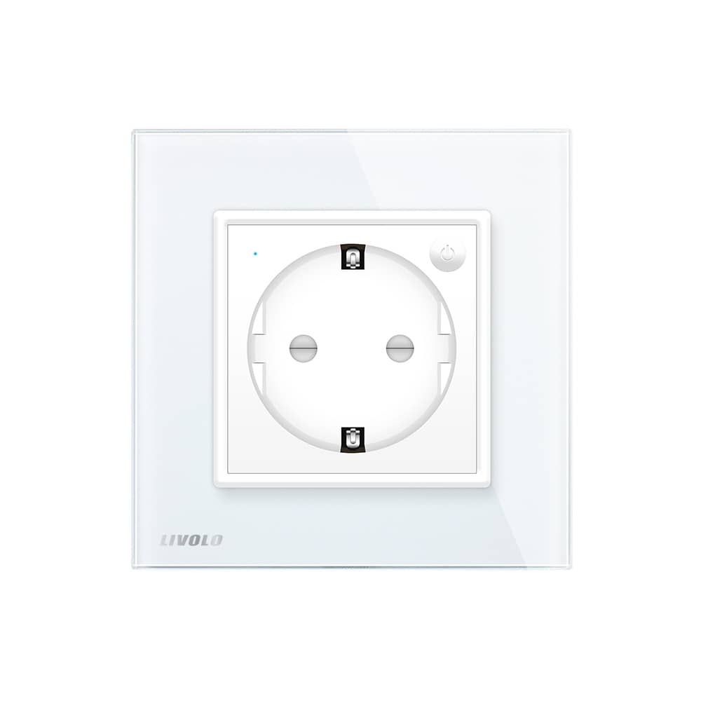 Priza inteligenta pentru perete Livolo ZigBee,16A, Wi-Fi, Compatibil cu Alexa si Google Home — imaginea 1