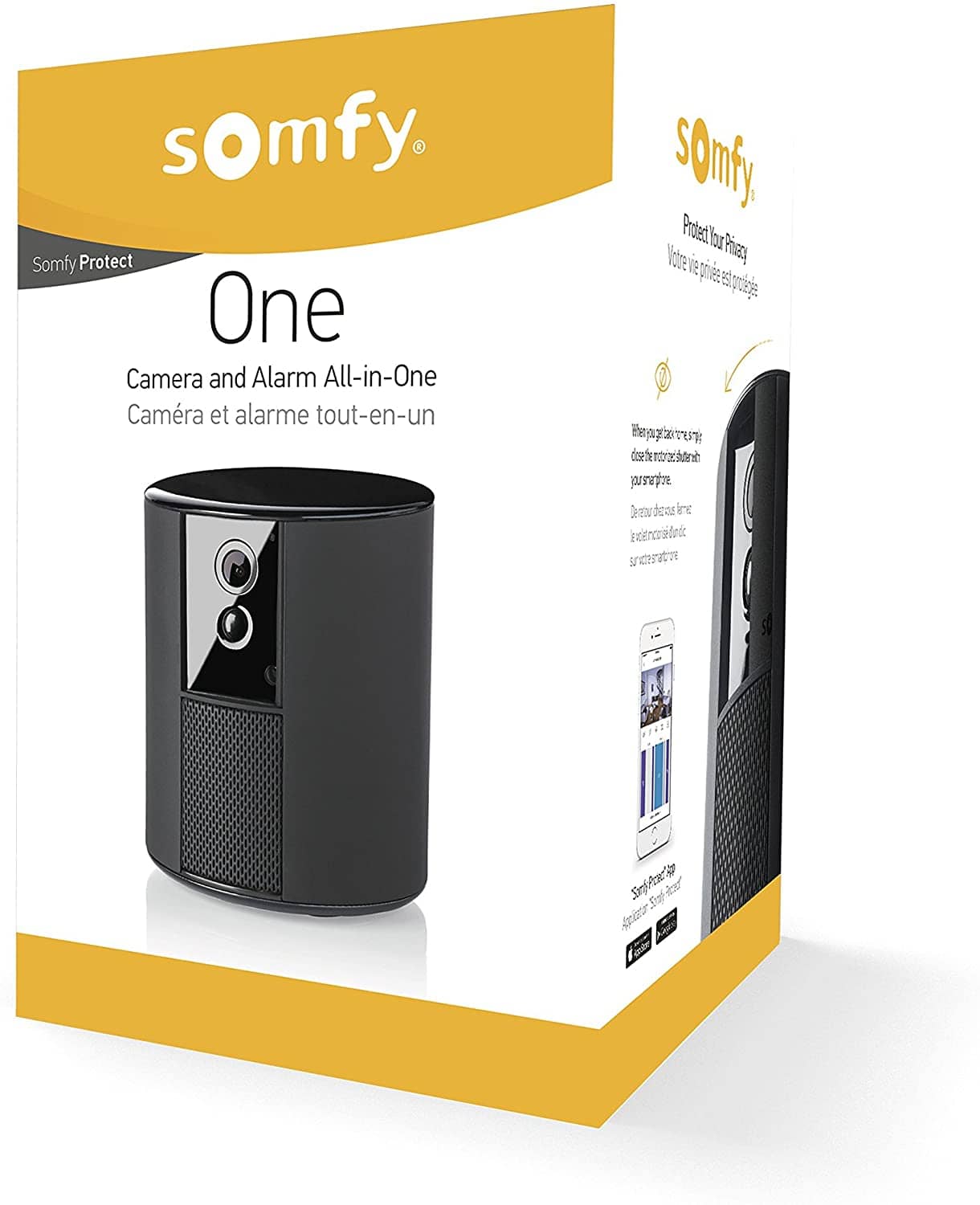 Camera de supraveghere Somfy One, Full HD, Alarma si Sirena, WiFi, Bluetooth 4.0, Detector de miscare — imaginea 6