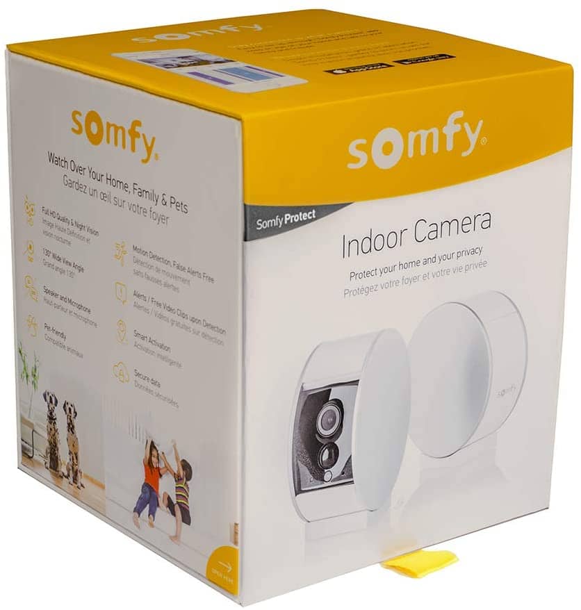 Camera Video HD de interior Somfy Protect, Vedere pe timp de noapte, Zoom de 8x, Compatibil cu TaHoma, Amazon Alexa, IFTTT si Works With Nest — imaginea 7