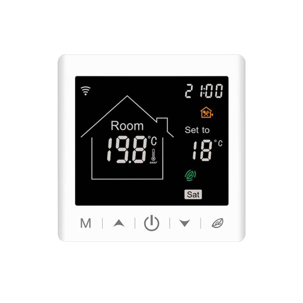 Termostat Wi-Fi BeOk pentru centrala termica pe gaz si incalzire in pardoseala — imaginea 1