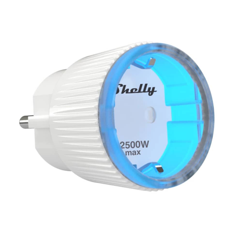 Priza Shelly Plug S, Wi-Fi, 2500 W, Monitorizare consum, Programare, Alb — imaginea 2