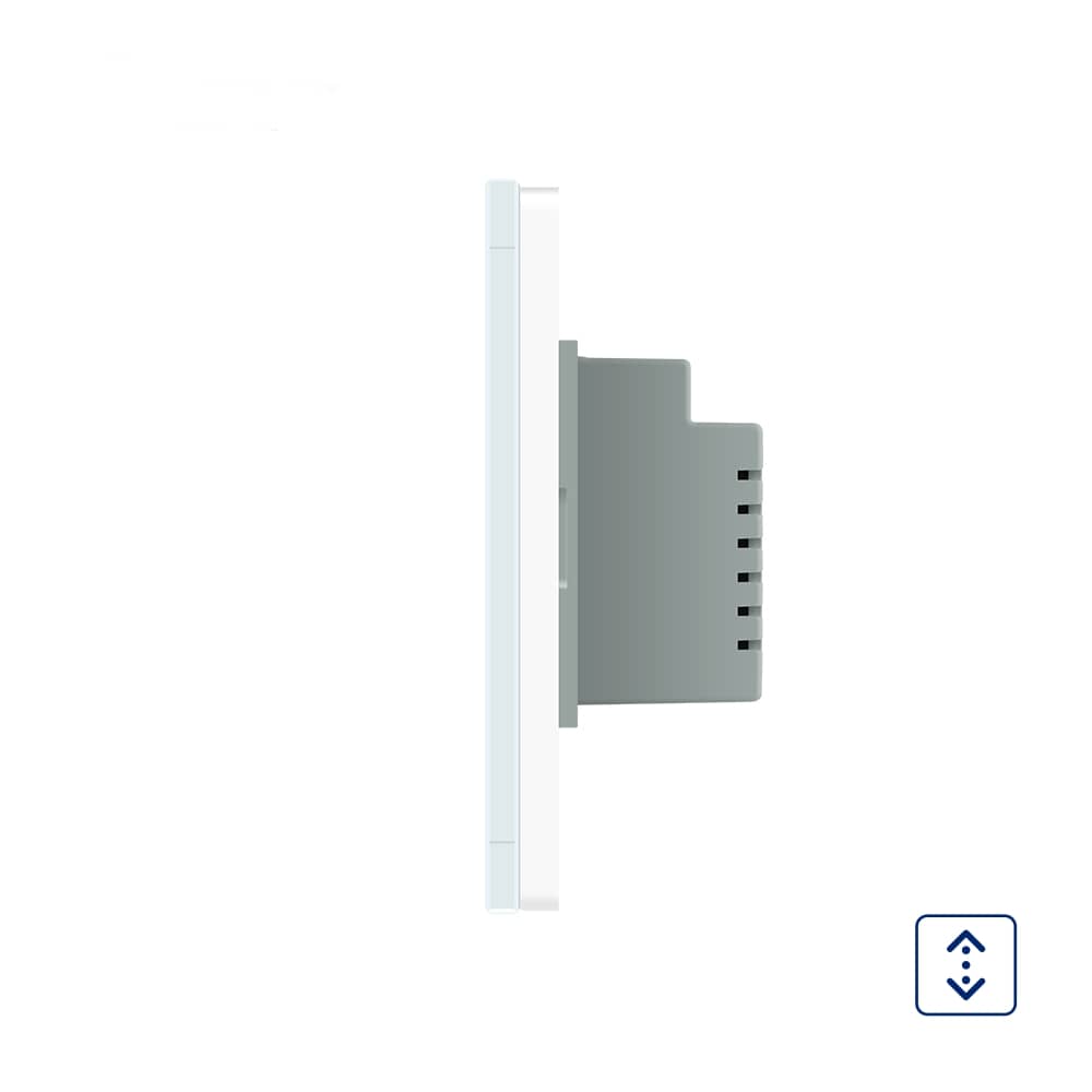 Intrerupator cu touch pentru draperie Livolo din sticla, Standard italian — imaginea 3