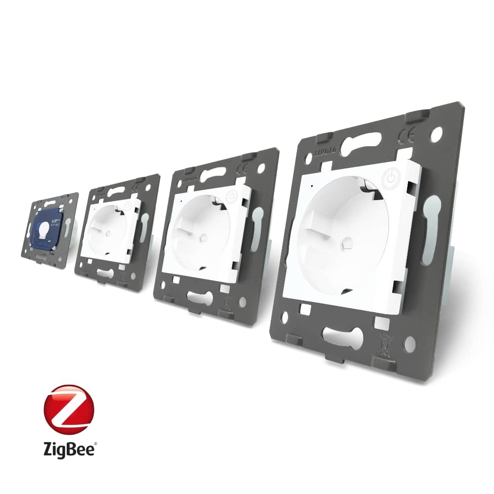 Intrerupator simplu ZigBee + Priza tripla LIVOLO ZigBee cu touch din sticla, Control de pe telefon — imaginea 4