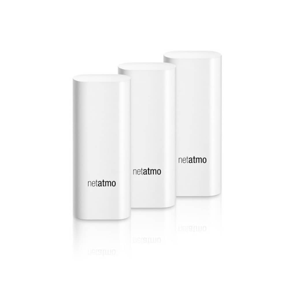 Pachet 3 senzori de miscare Netatmo Tags, Pentru exterior & interior, Wireless, Compatibil cu Netatmo Welcome — imaginea 1