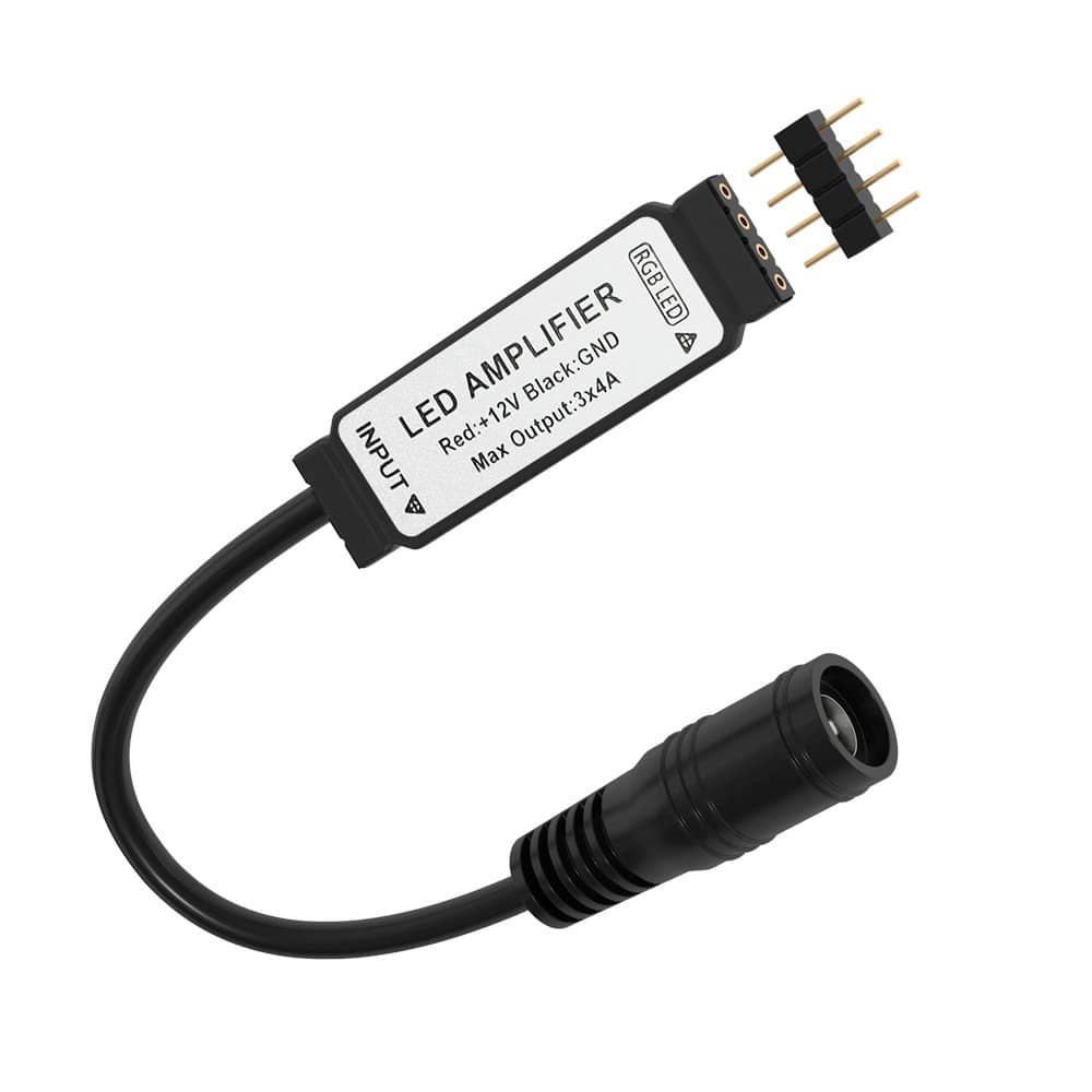 Adaptor si amplificator pentru banda LED Sonoff, 24W, Adaptoare UK, UE & USA incluse — imaginea 1