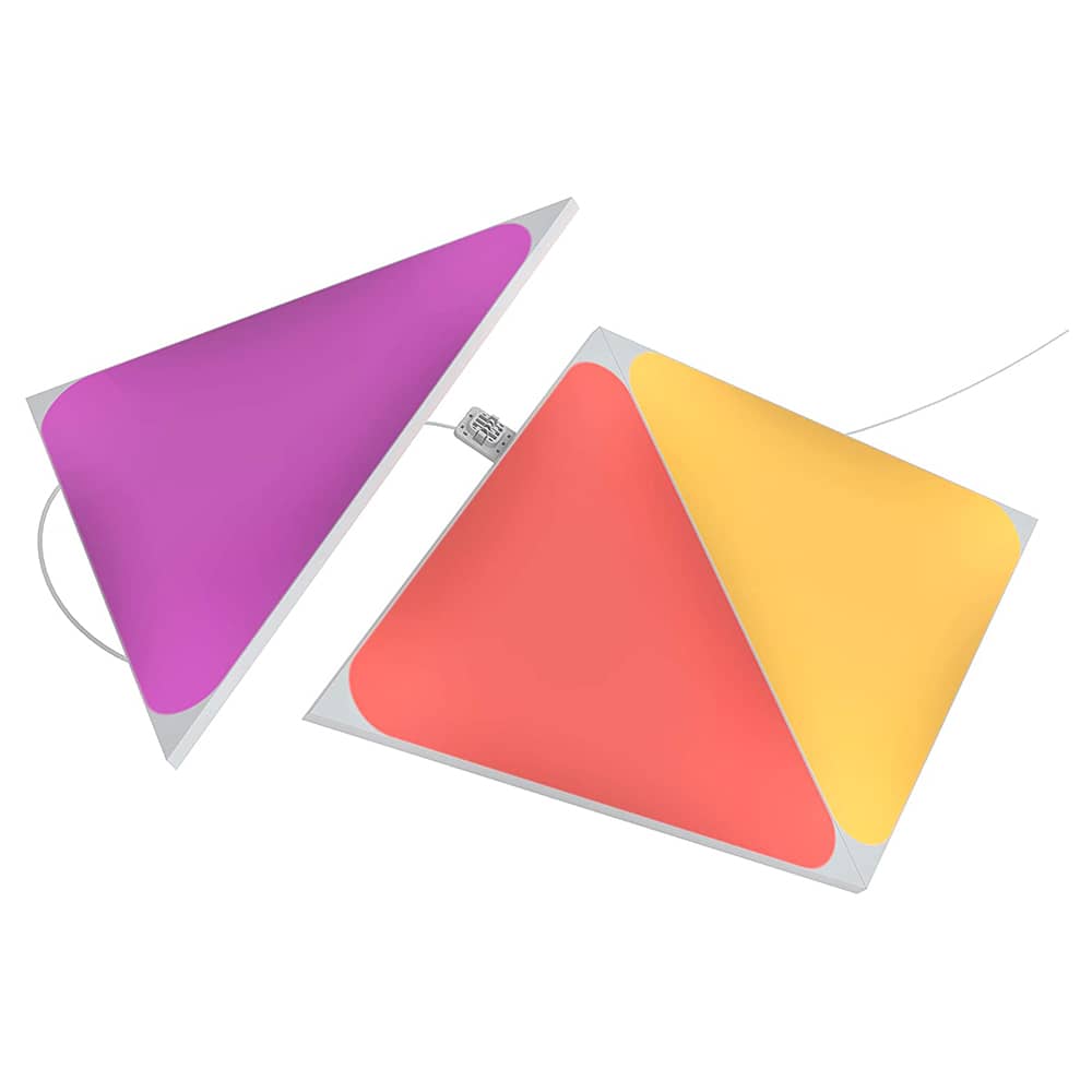 Pachet 3 Panouri luminaose Nanoleaf Shapes Triangles, 16 Milioane culori, Iluminare LED RGBW, Temperatura culoare reglabila — imaginea 2
