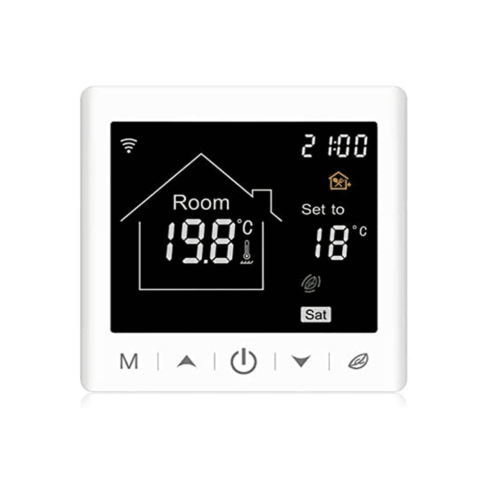 Termostat Wi-Fi pentru incalizare electrica in pardoseala BeOk TR9B-WIFI-EP — imaginea 1