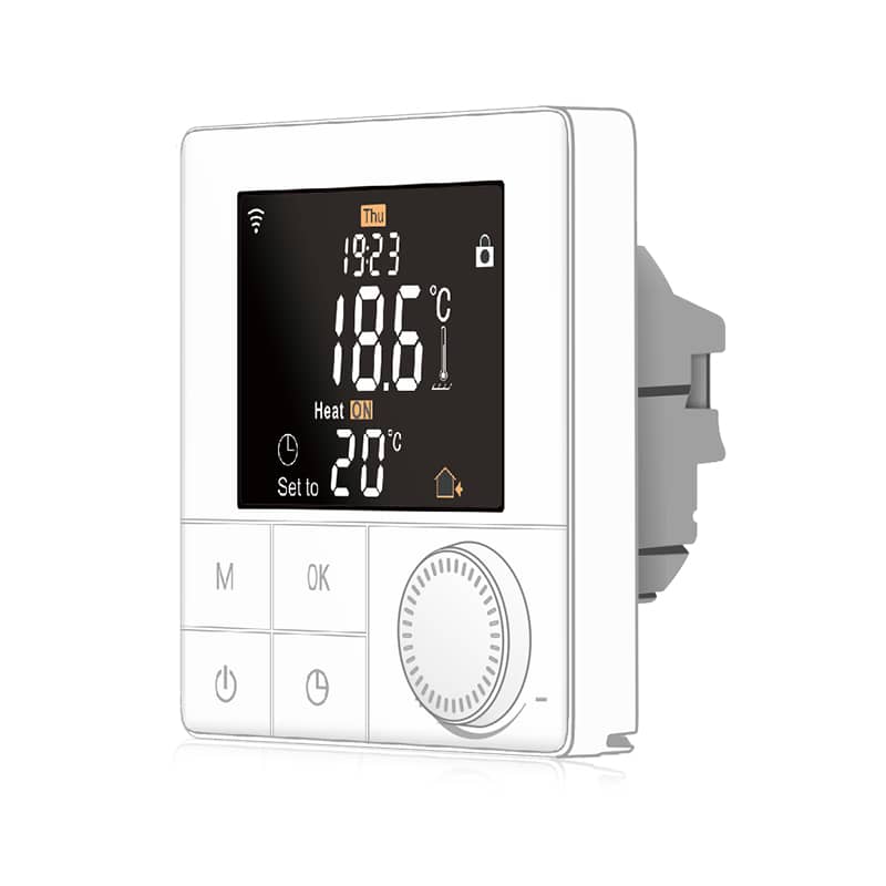 Termostat Wi-Fi pentru incalzirea electrica in pardoseala BeOk TR8B-WIFI-EP — imaginea 2