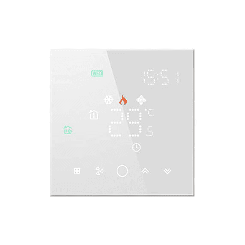 Termostat Wi-Fi pentru incalzirea electrica in pardoseala BeOk TGW003-WIFI-EP — imaginea 1