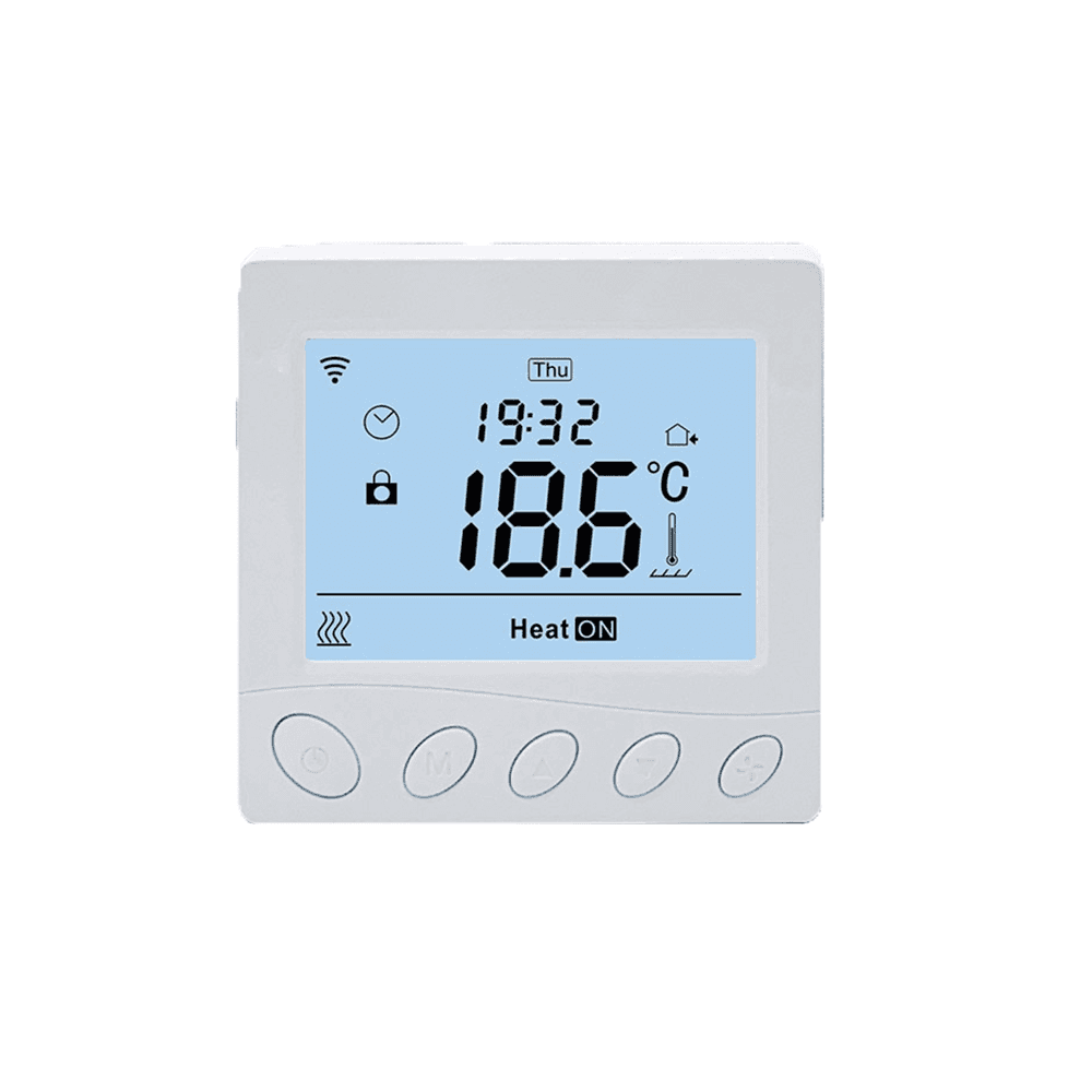 Termostat Wi-Fi pentru incalzirea electrica in pardoseala BeOk TR33-WIFI-EP — imaginea 1