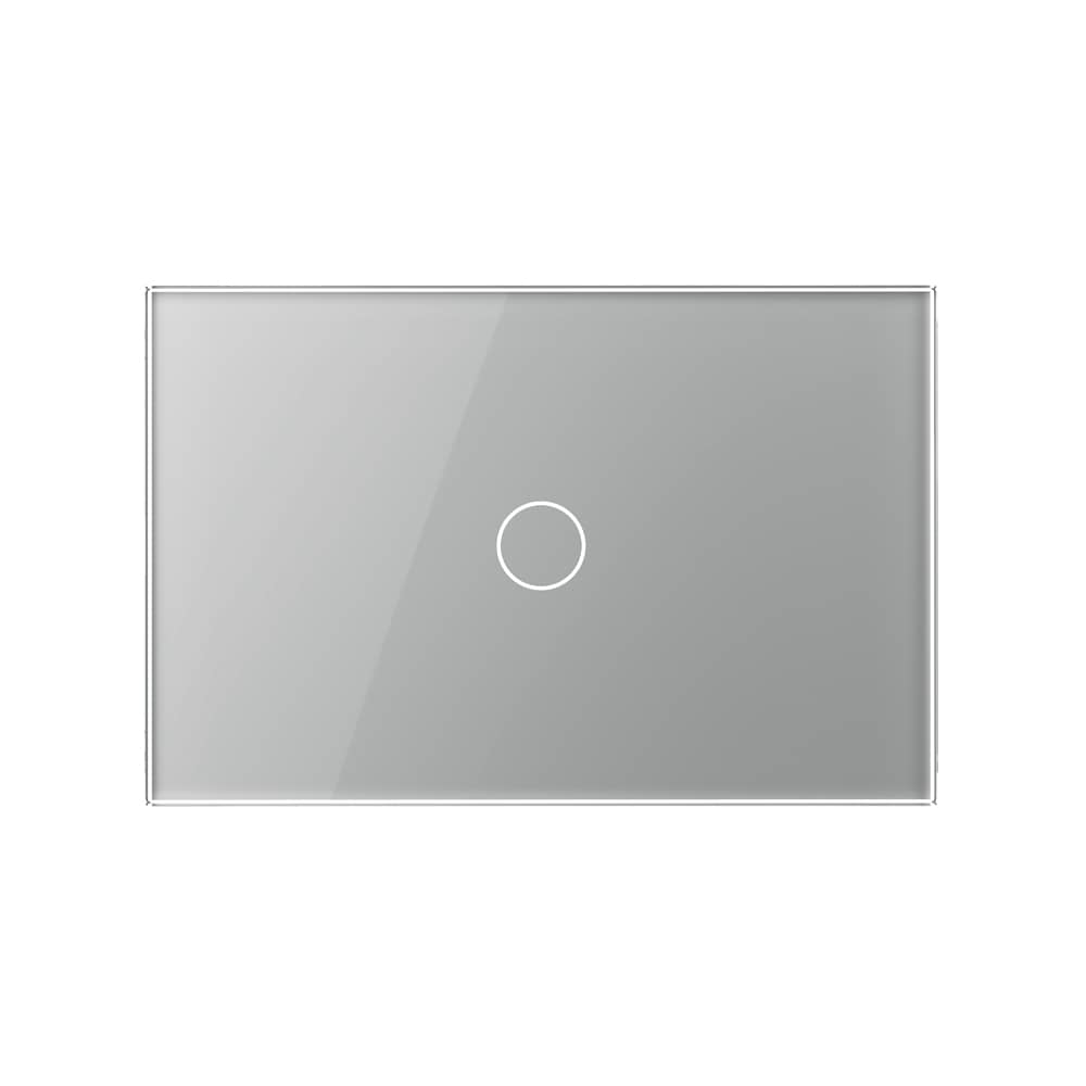 Panou intrerupator simplu cu touch Livolo din sticla, standard Italian - Serie noua — imaginea 2