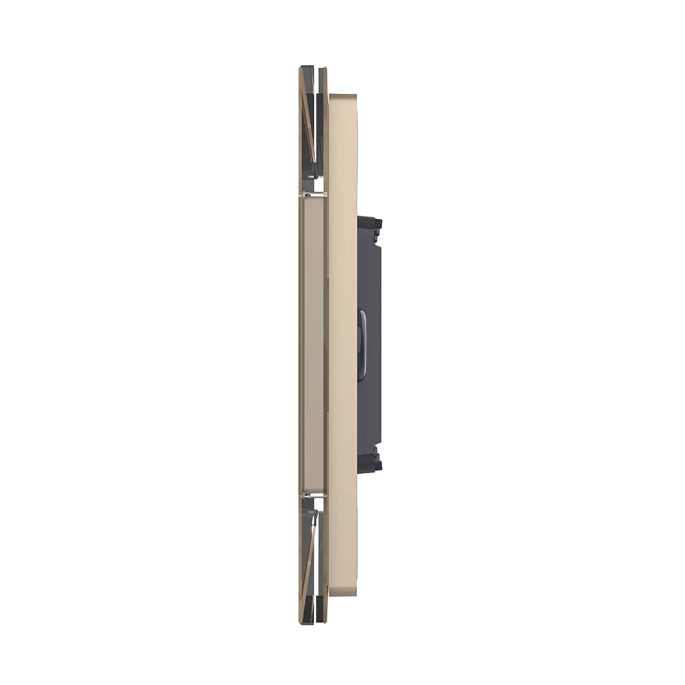 Rama din sticla Livolo standard Italian 3 module - Serie noua — imaginea 3