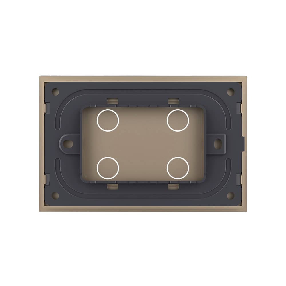 Panou intrerupator cvadruplu cu touch Livolo din sticla, standard Italian - Serie noua — imaginea 4