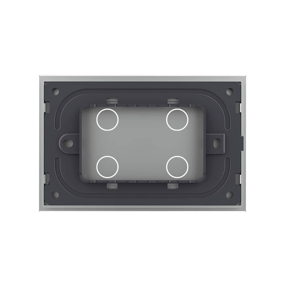 Panou intrerupator cvadruplu cu touch Livolo din sticla, standard Italian - Serie noua — imaginea 4