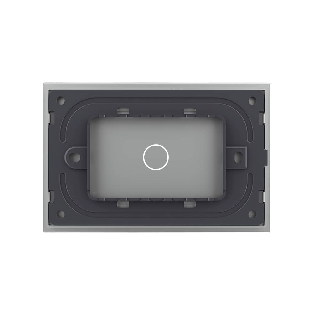 Panou intrerupator simplu cu touch Livolo din sticla, standard Italian - Serie noua — imaginea 4