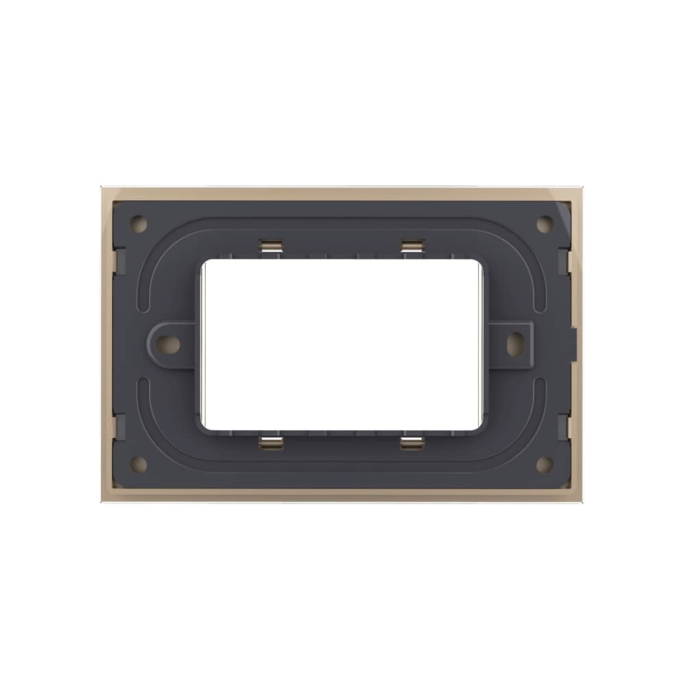 Rama din sticla Livolo standard Italian 3 module - Serie noua — imaginea 4