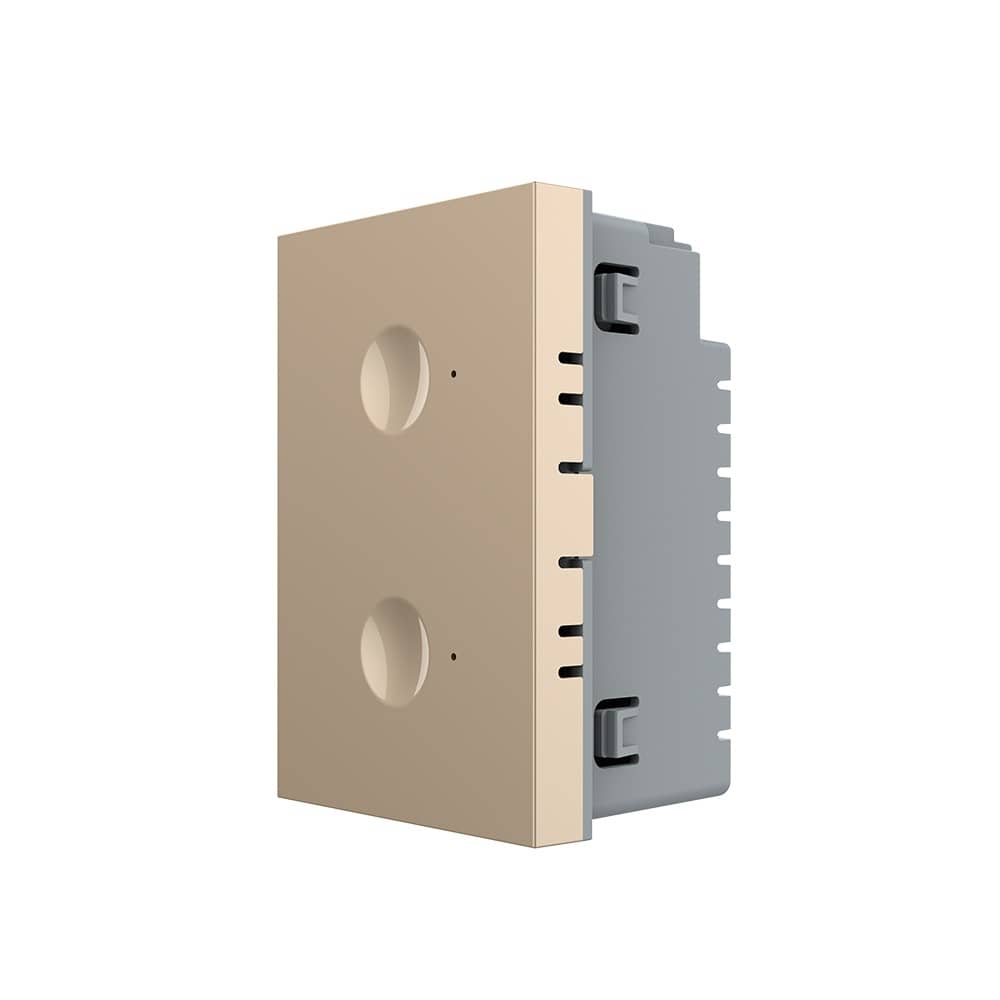 Modul intrerupator dublu cap scara / cap cruce cu touch Livolo standard Italian, Serie noua — imaginea 2