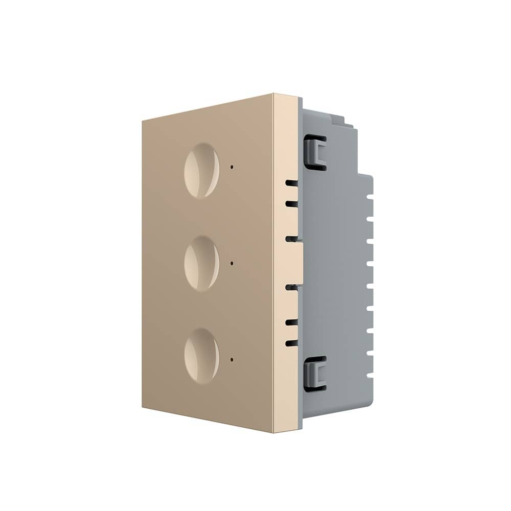 Modul intrerupator triplu cu touch Livolo standard Italian, Serie noua — imaginea 2
