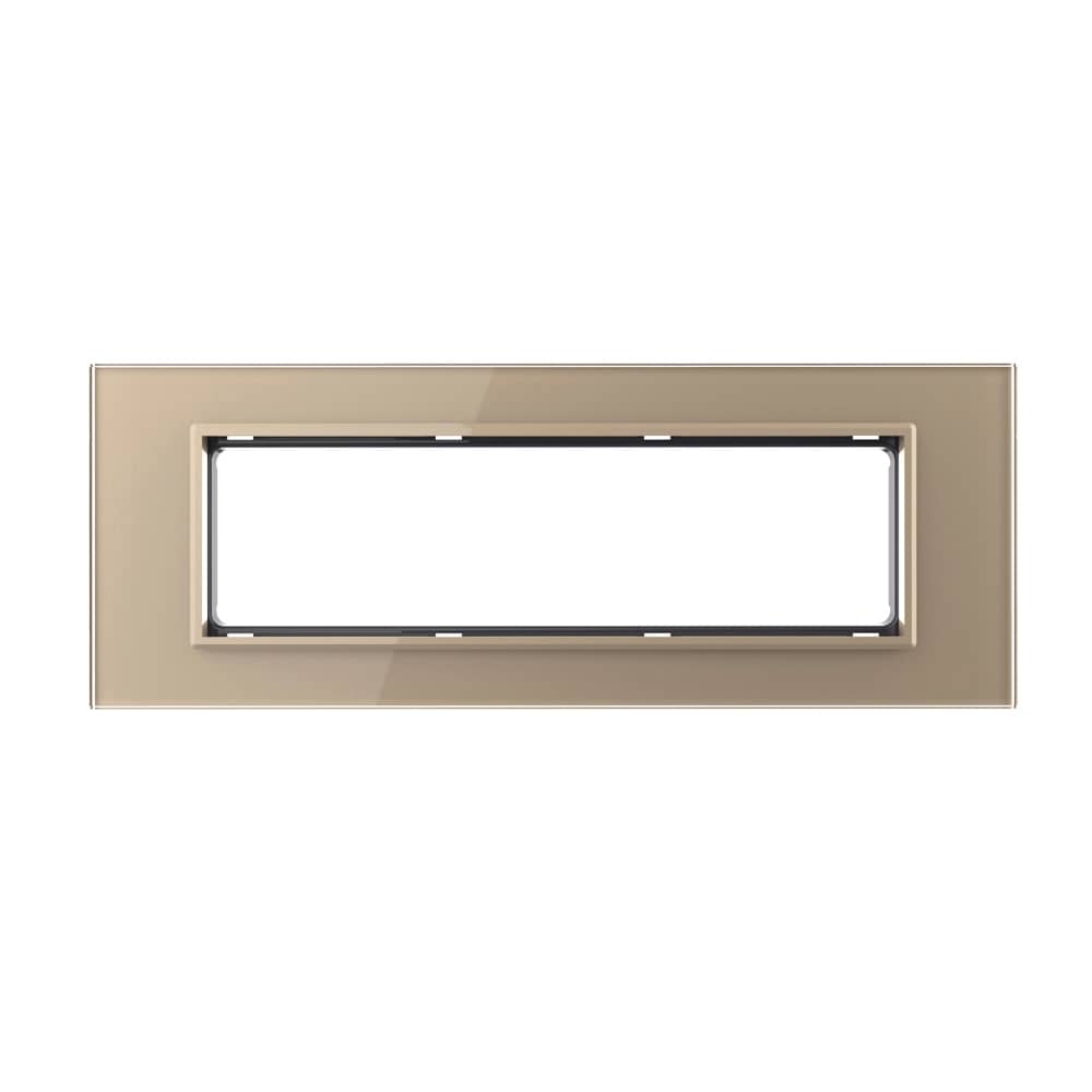 Rama din sticla Livolo standard Italian 6/7 module - Serie noua — imaginea 2
