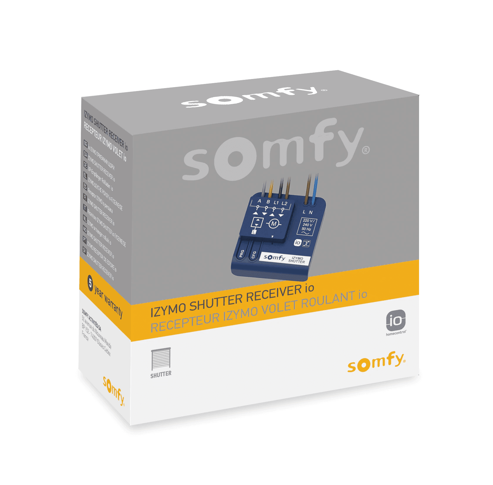 Receptor Somfy IZYMO io, Control rulouri si jaluzele pentru ferestre — imaginea 2