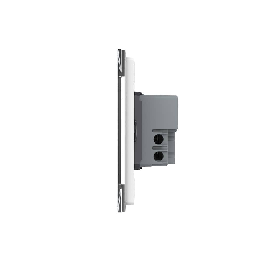 Intrerupator triplu cu touch Livolo din sticla, standard Italian, protocol ZigBee EC - Serie noua — imaginea 3