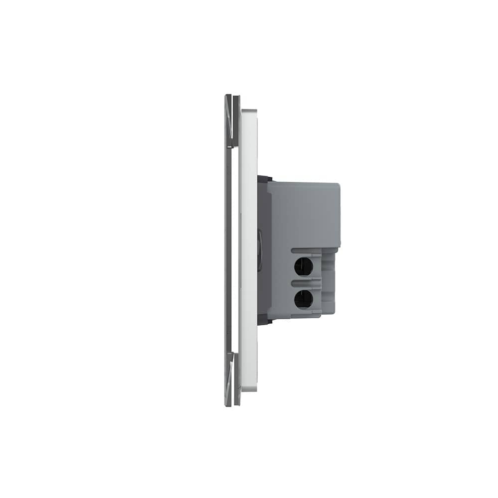 Intrerupator triplu cu touch Livolo din sticla, standard Italian, protocol ZigBee EC - Serie noua — imaginea 3